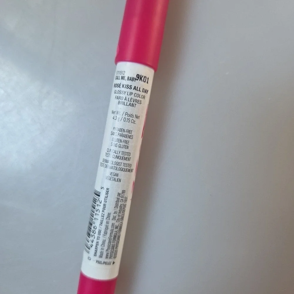 Rose‎ Kiss All Day, Velvet Lip Color, Call Me, Baby, 0.15 oz